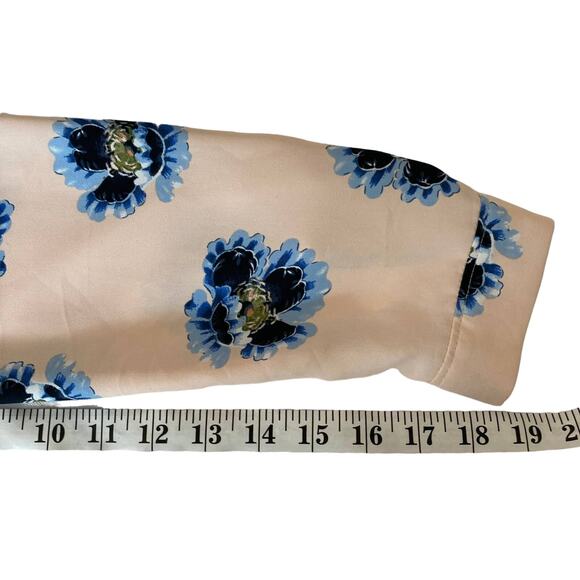 Loft Pink Floral Blouse Size Small - Picture 8 of 8